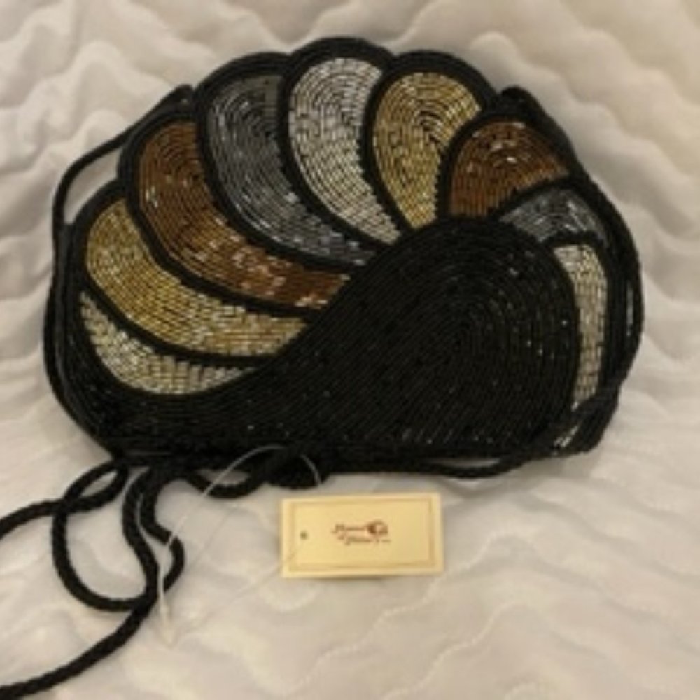 House of Hilary Sequined Evening Bag